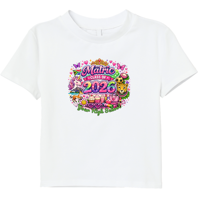Matric 2026 Pretty in Pink Vibes T-Shirt