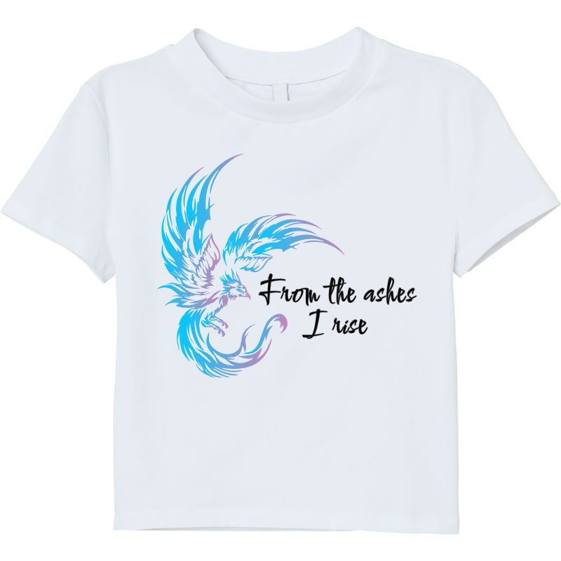 From the Ashes I Rise - Motivational Tee