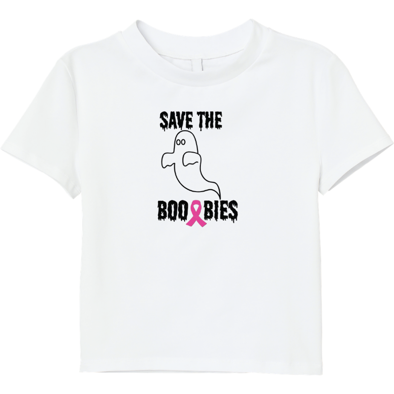 Save the Boo-bies T‑Shirt – 100% Cotton Graphic Tee (S–5XL)