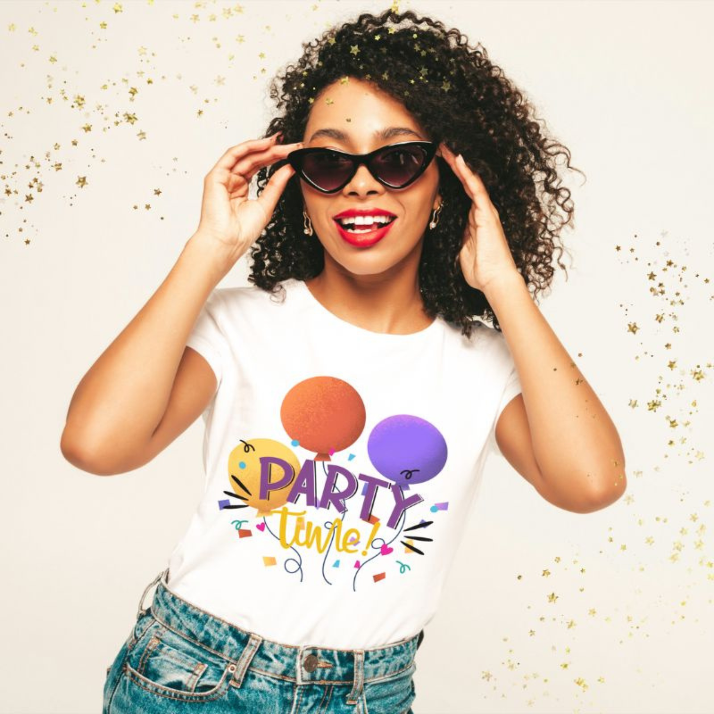 Party Time! T‑Shirt – Fun Celebration Tee | 100% Cotton | Unisex S–5XL