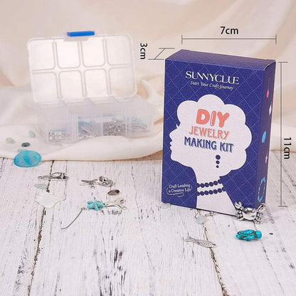 DIY Ocean Theme Earring Kit – Amazonite, Synthetic Turquoise