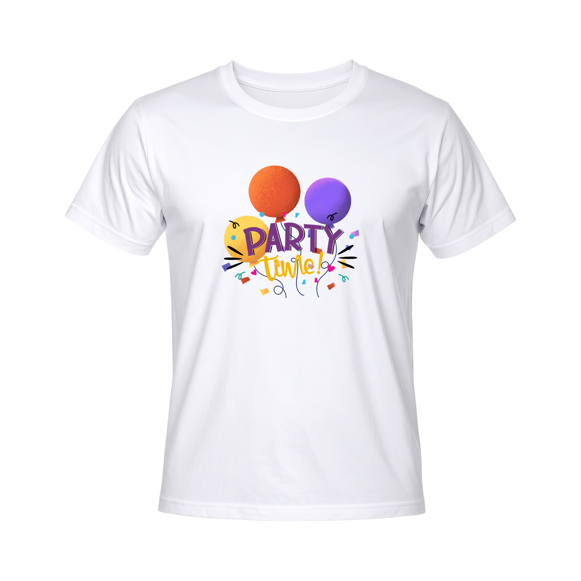 Party Time! T‑Shirt – Fun Celebration Tee | 100% Cotton | Unisex S–5XL