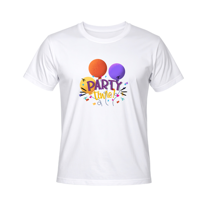 Party Time! T‑Shirt – Fun Celebration Tee | 100% Cotton | Unisex S–5XL