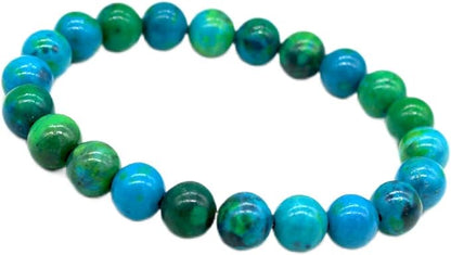 Azurite Natural Stone Bracelet 8mm Beads