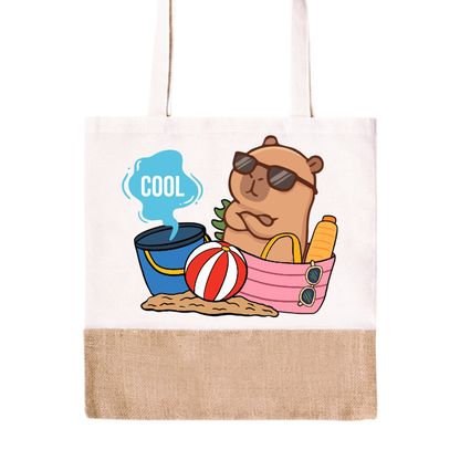 Cool Capybara Summer Tote Bag