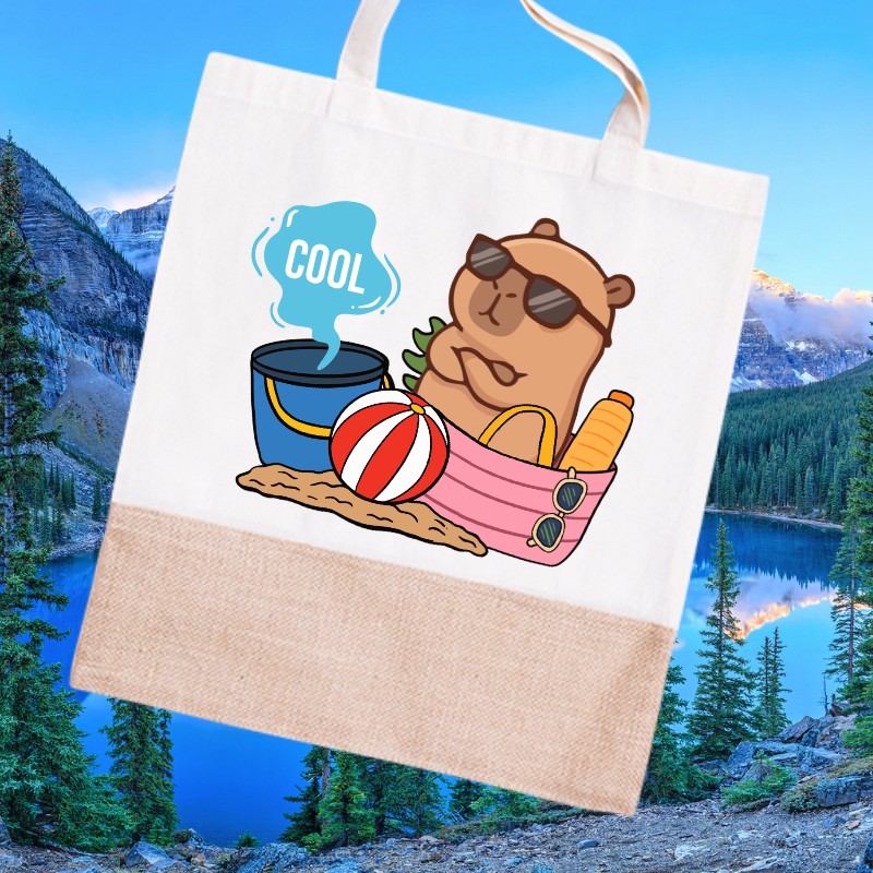 Cool Capybara Summer Tote Bag