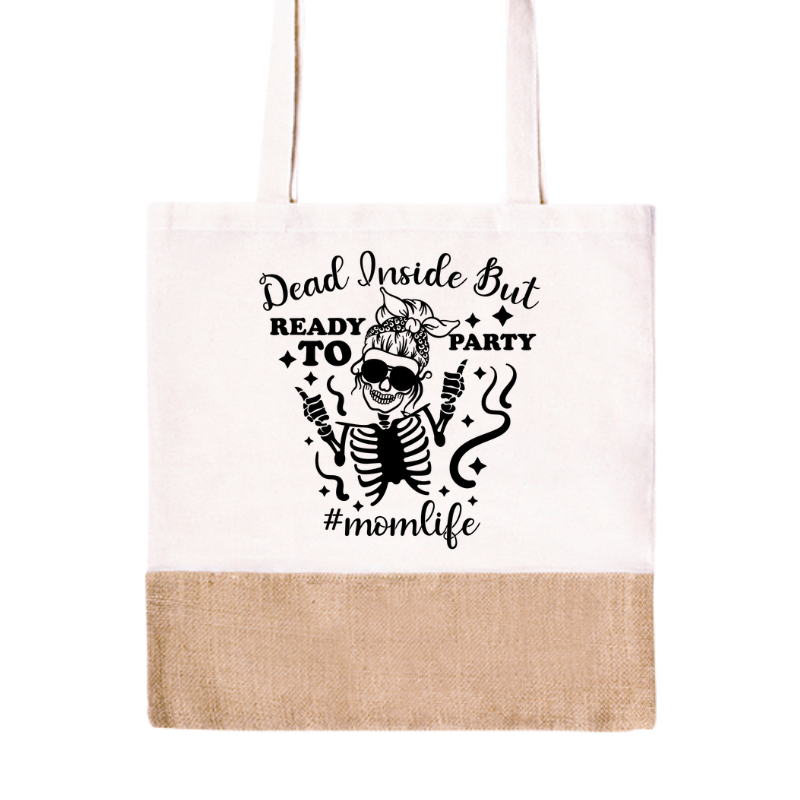 Dead Inside Mom Tote Bag