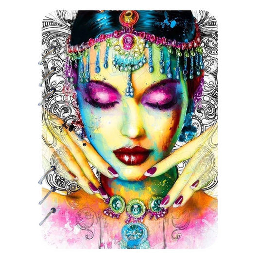 Princess of Fantasy Wood Cover Notebook