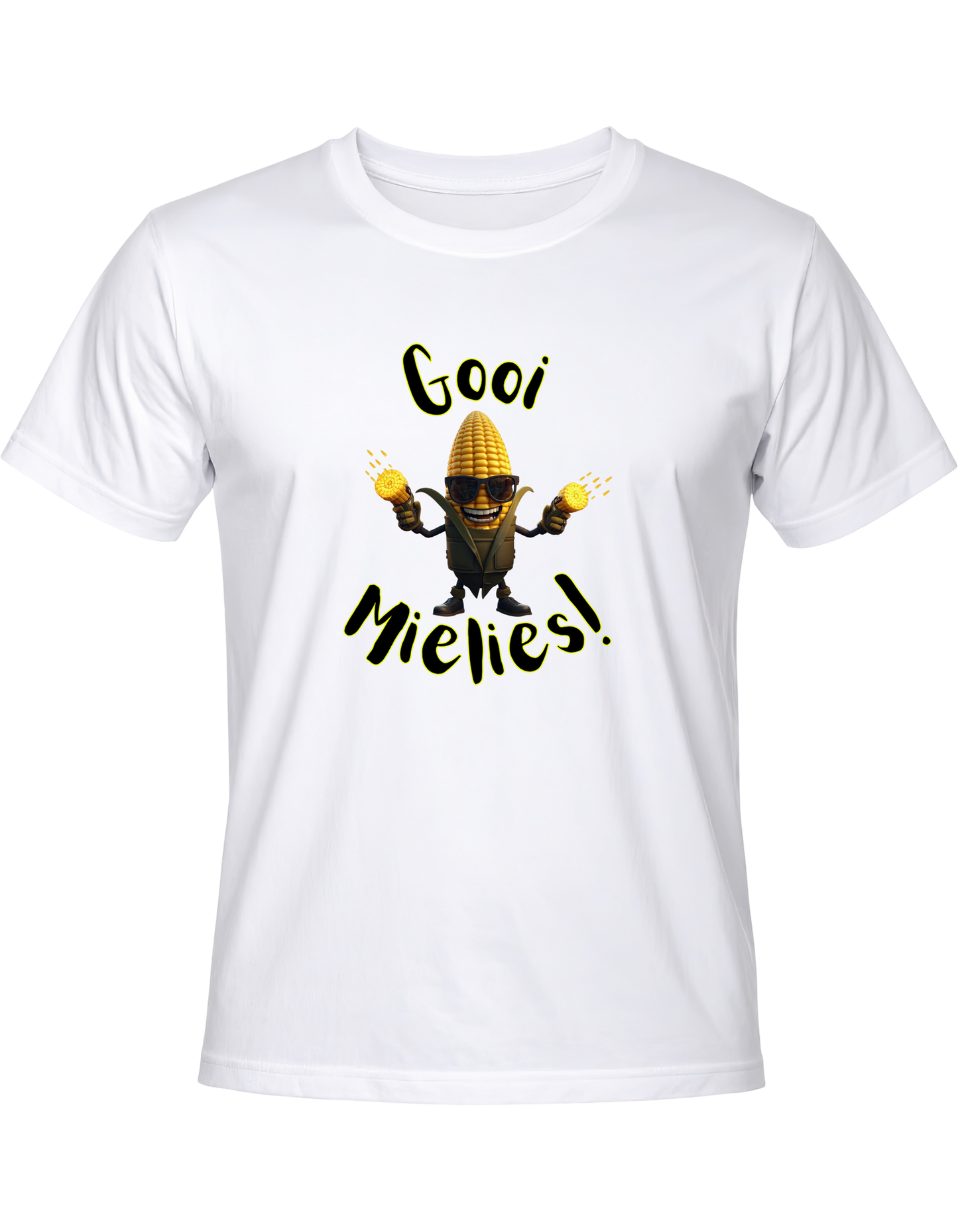 Gooi Mielies - Fun T-Shirt | 100% Cotton with Graphic Print