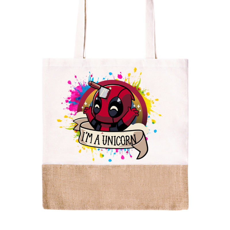 I'm A Unicorn Deadpool Tote Bag