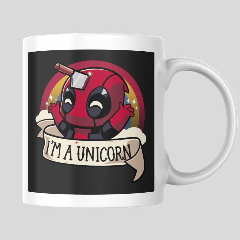 “I’m a Unicorn” Cute Chibi Printed Mug