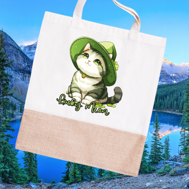 Lucky Meow Tote Bag