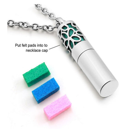 Spider Stainless Steel Diffuser Necklace