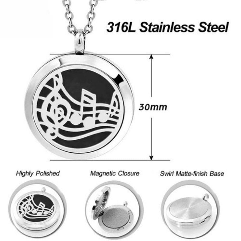 Music Note Locket Diffuser