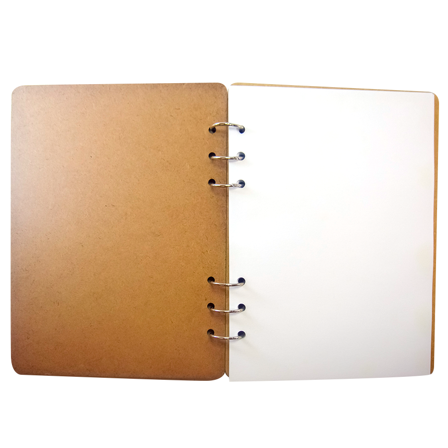 African Roots Refillable Wood Notebook – Laser‑Engraved A5 Journal with Cultural Design