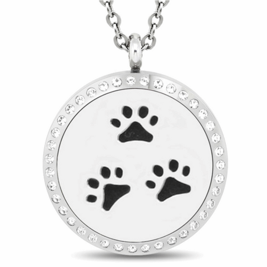 Mini Paws Essential Oil Necklace