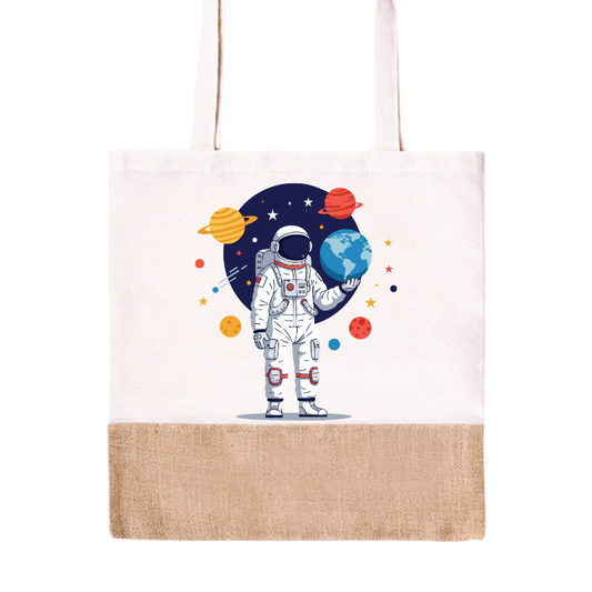 Planetary Astronaut Tote Bag