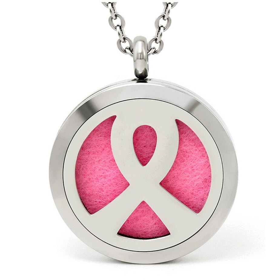 Ribbon Locket Aromatherapy Diffuser Necklace
