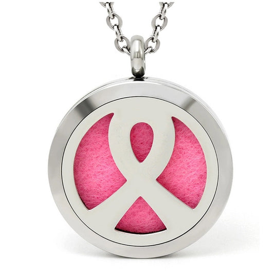 Ribbon Locket Aromatherapy Diffuser Necklace