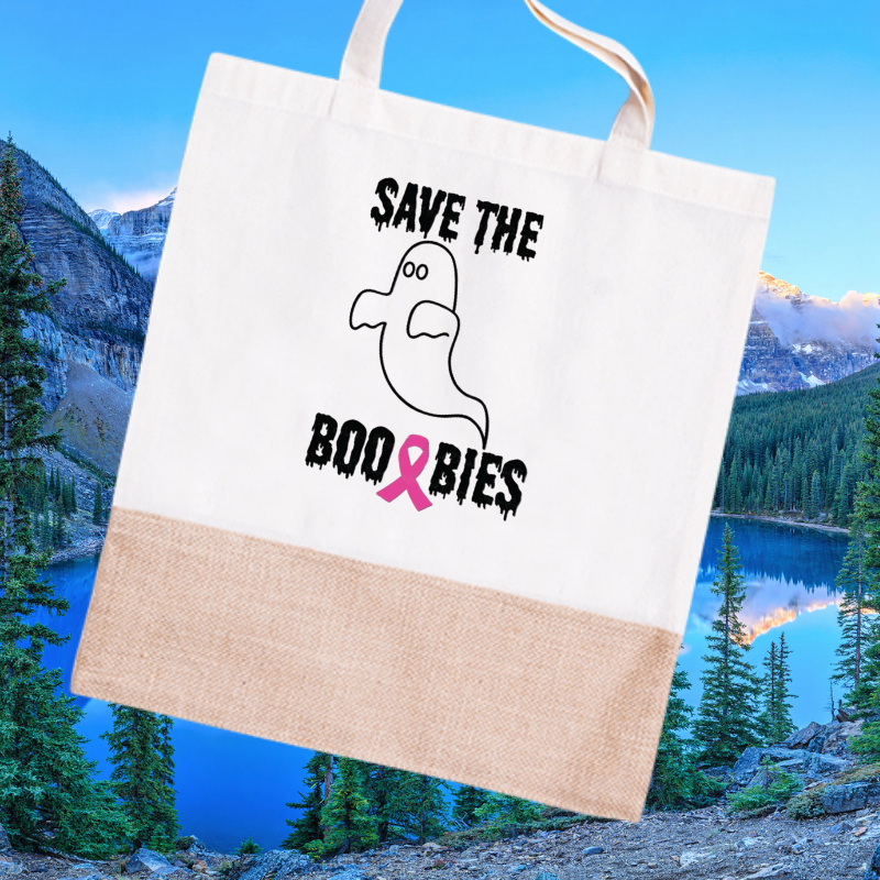 Save the Boo-bies Tote Bag