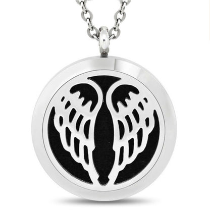Angel Wings Diffuser Necklace | Perfume Locket Pendant