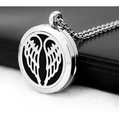 Angel Wings Diffuser Necklace | Perfume Locket Pendant