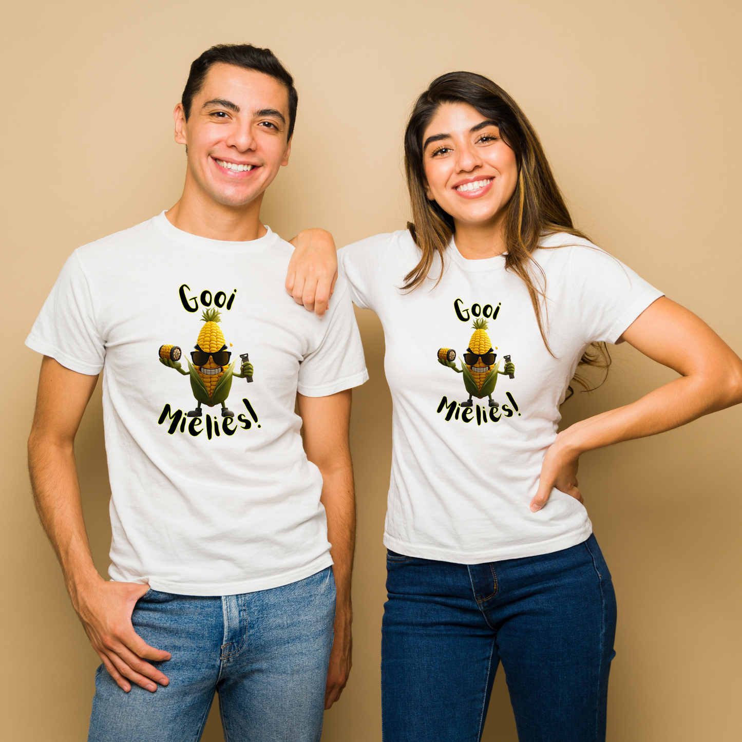 Gooi Mielies - Fun T-Shirt | 100% Cotton with Graphic Print